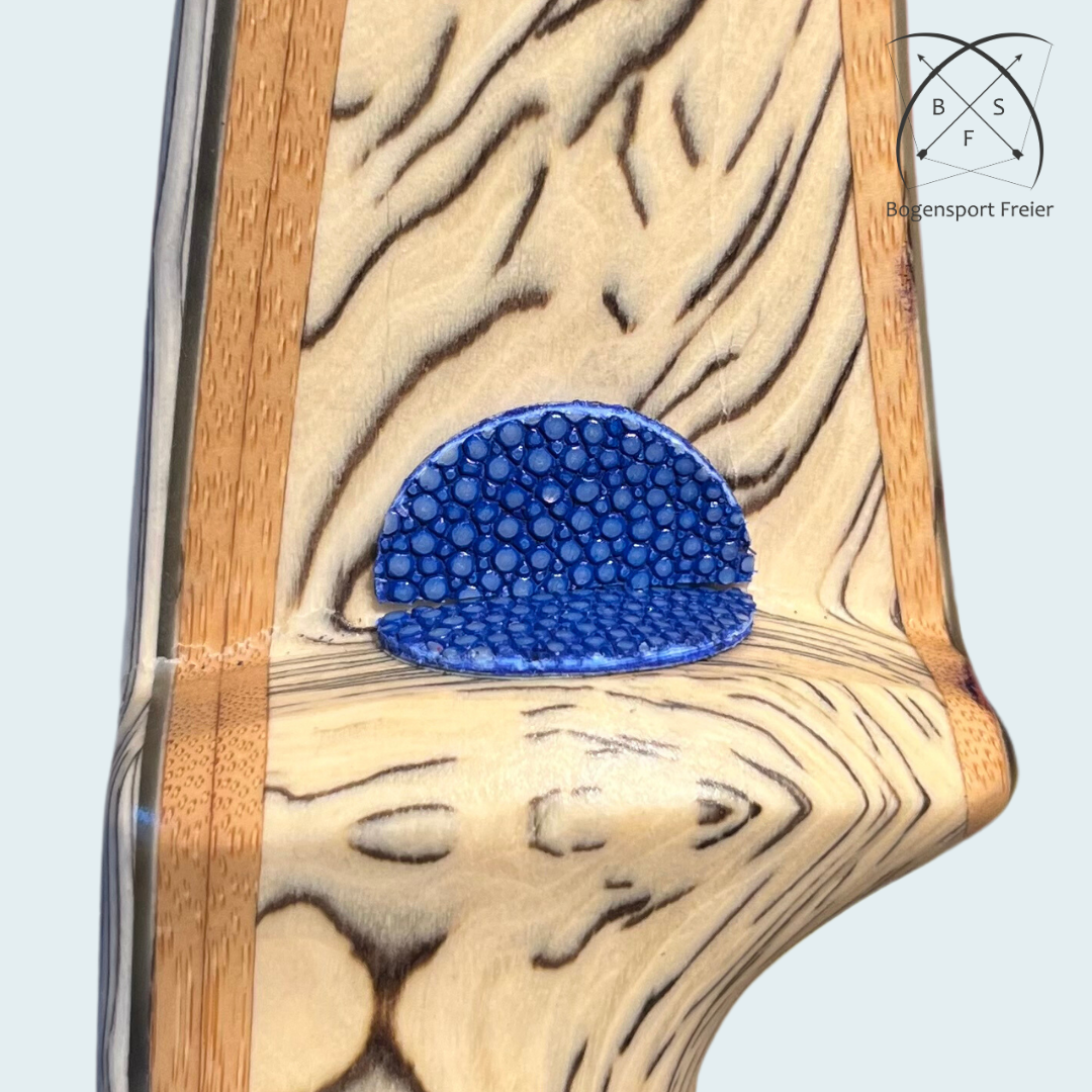 Perlrochen Pfeilauflage blau